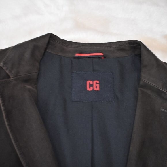 Club of Gents Dark Brown Cotton Casual Blazer Jacket Men’s Size Large - Picture 11 of 16